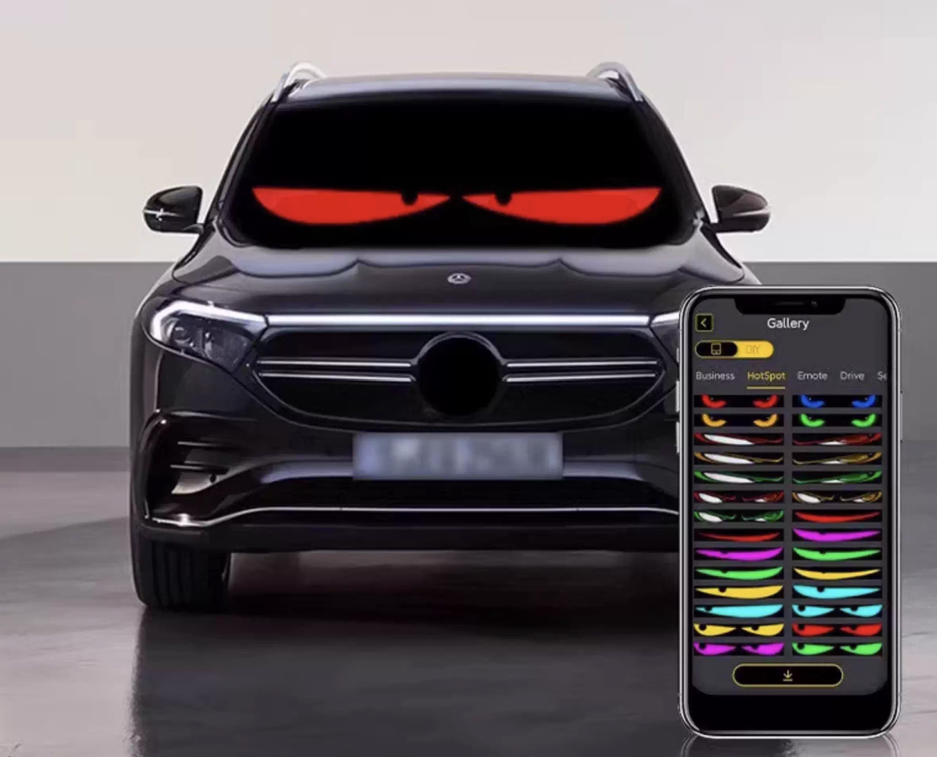 Blinking Car LED Screen