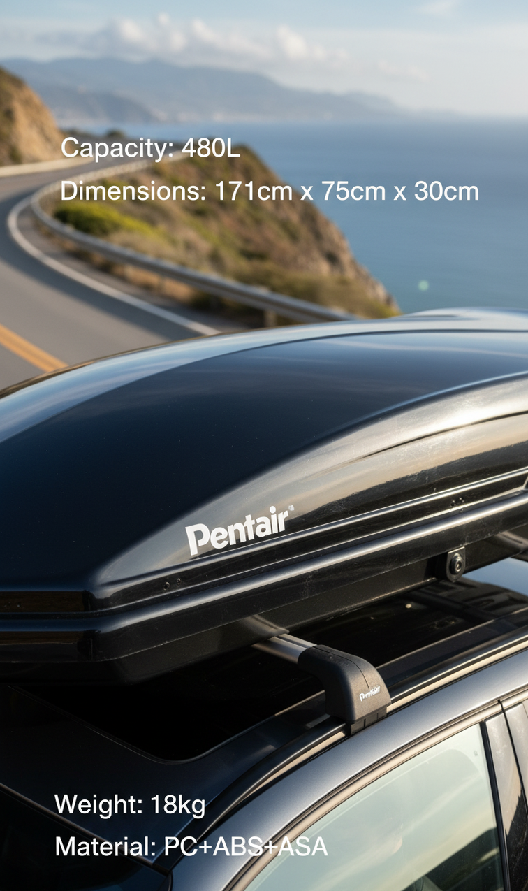 Pentair Ultra-Slim Car Roof Box