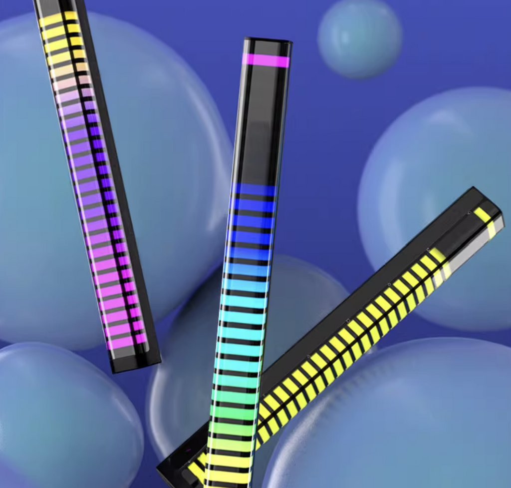 Magnetic pickup rhythm ambient light