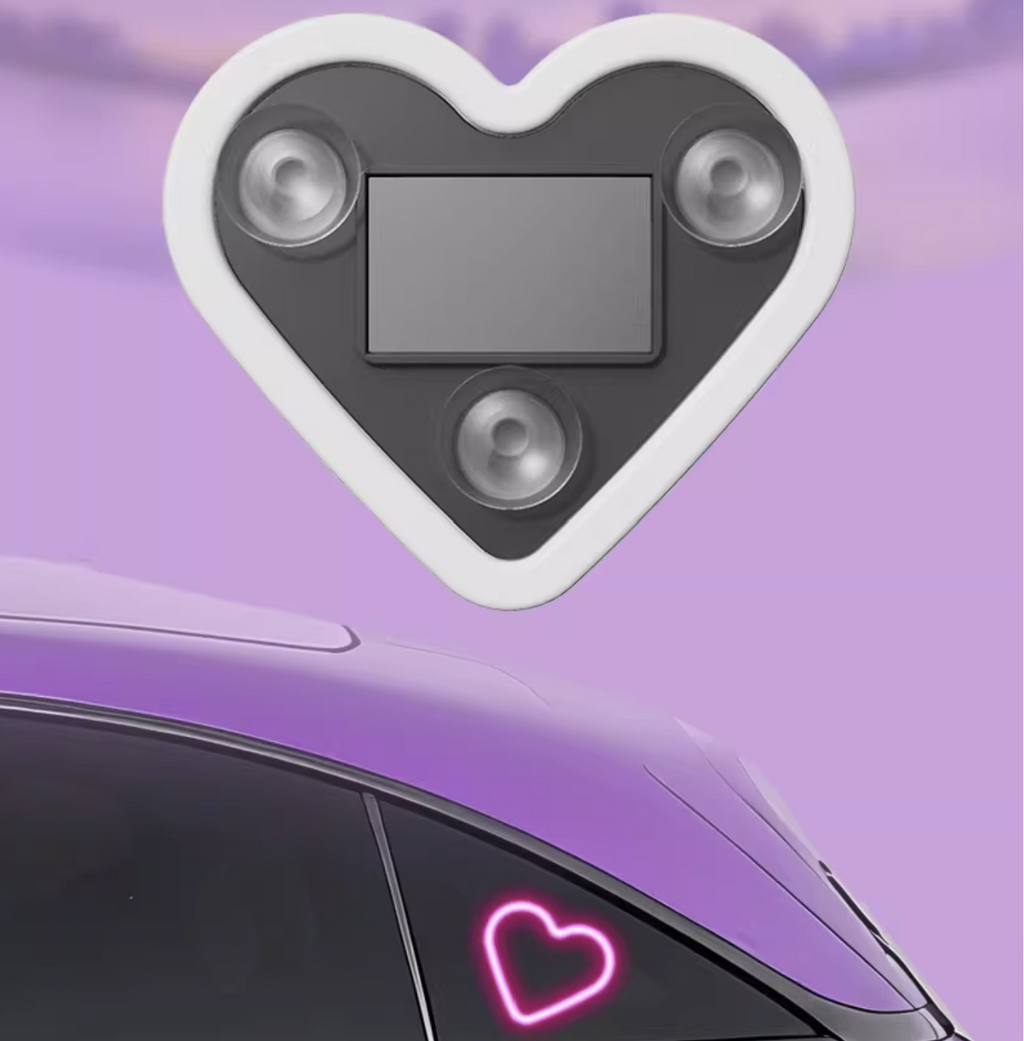 Heart Shape Car ambient lighting