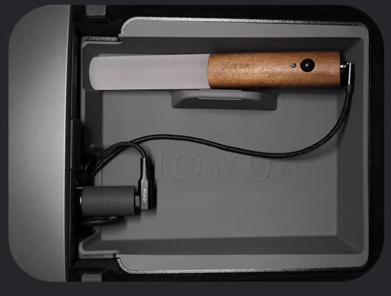 Elegant wooden motion sensor light stick
