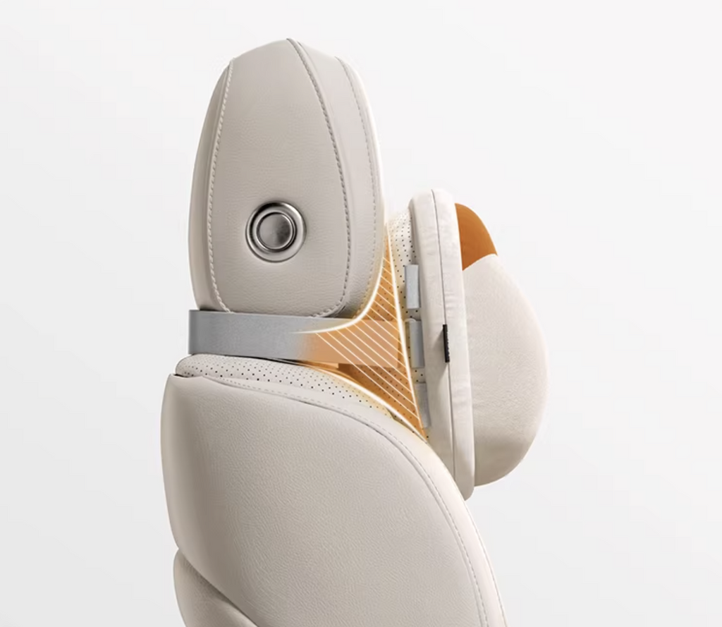 Nelar automotive headrest—Maybach-grade comfort