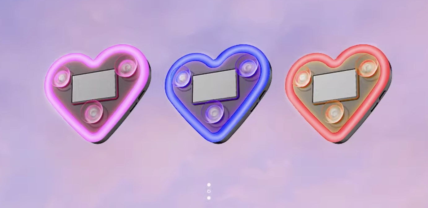 Heart Shape Car ambient lighting