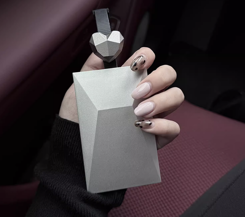 Tesla Key Card Slim Holder Cyberpunk Style