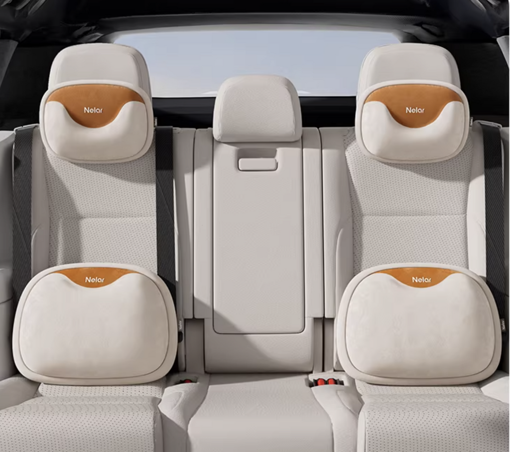 Nelar automotive headrest—Maybach-grade comfort