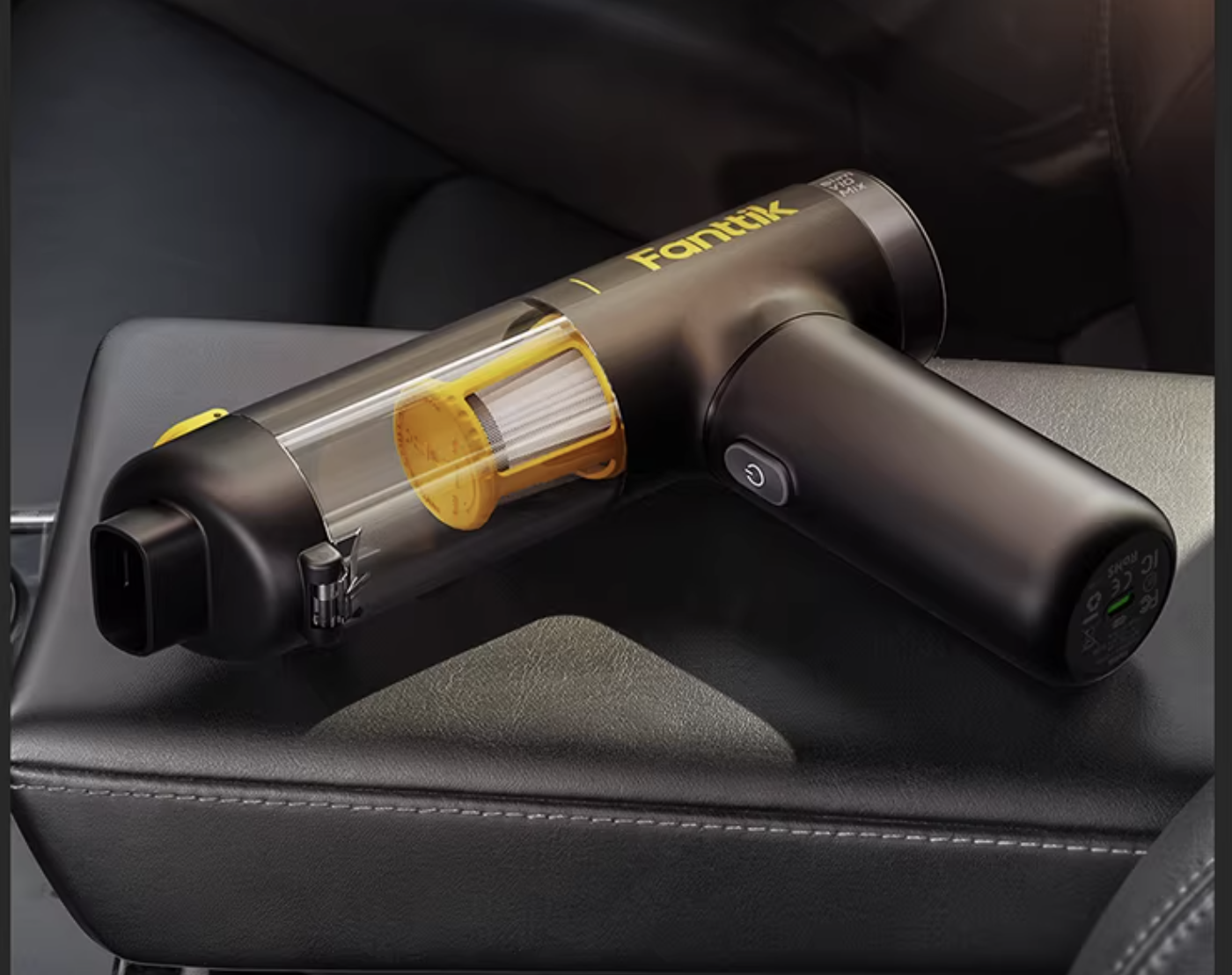 Fanttik Car Vacuum Cleaner - Small Handheld Car Vacuum Cleaner