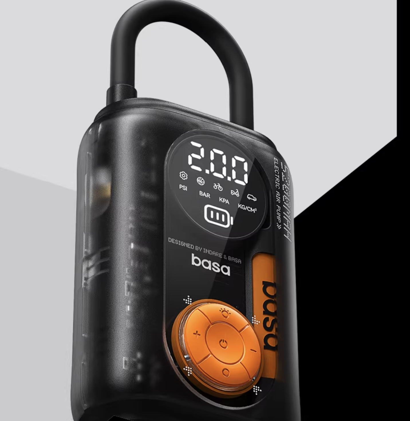 BASA Portable car tire inflator pump